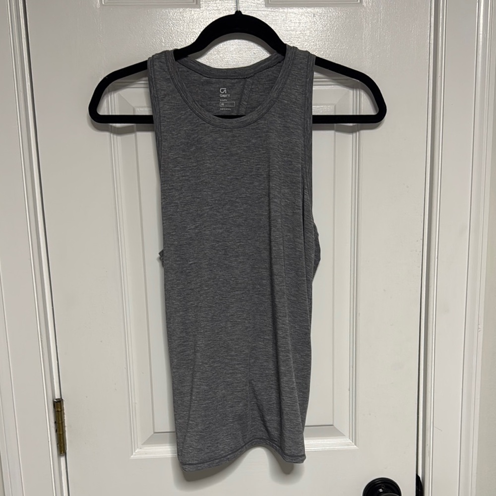 GAP Gray Muscle Tee Sleeveless Tank